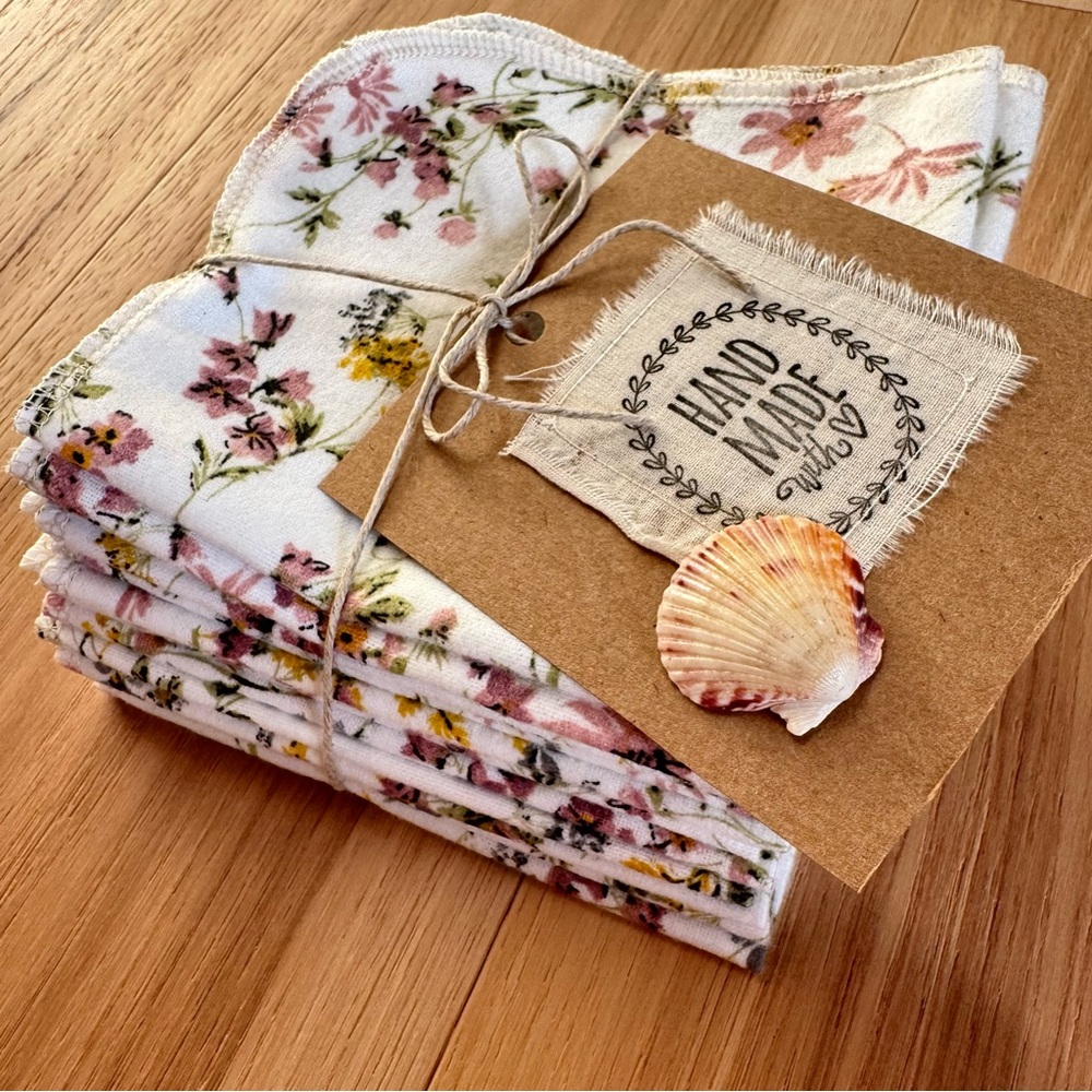 Handmade Wildflower Baby Cloths Dozen (12)